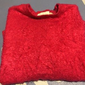 HOT PINK Sweater by Children Place! Next to New w/soft fuzzy glitter shine✨